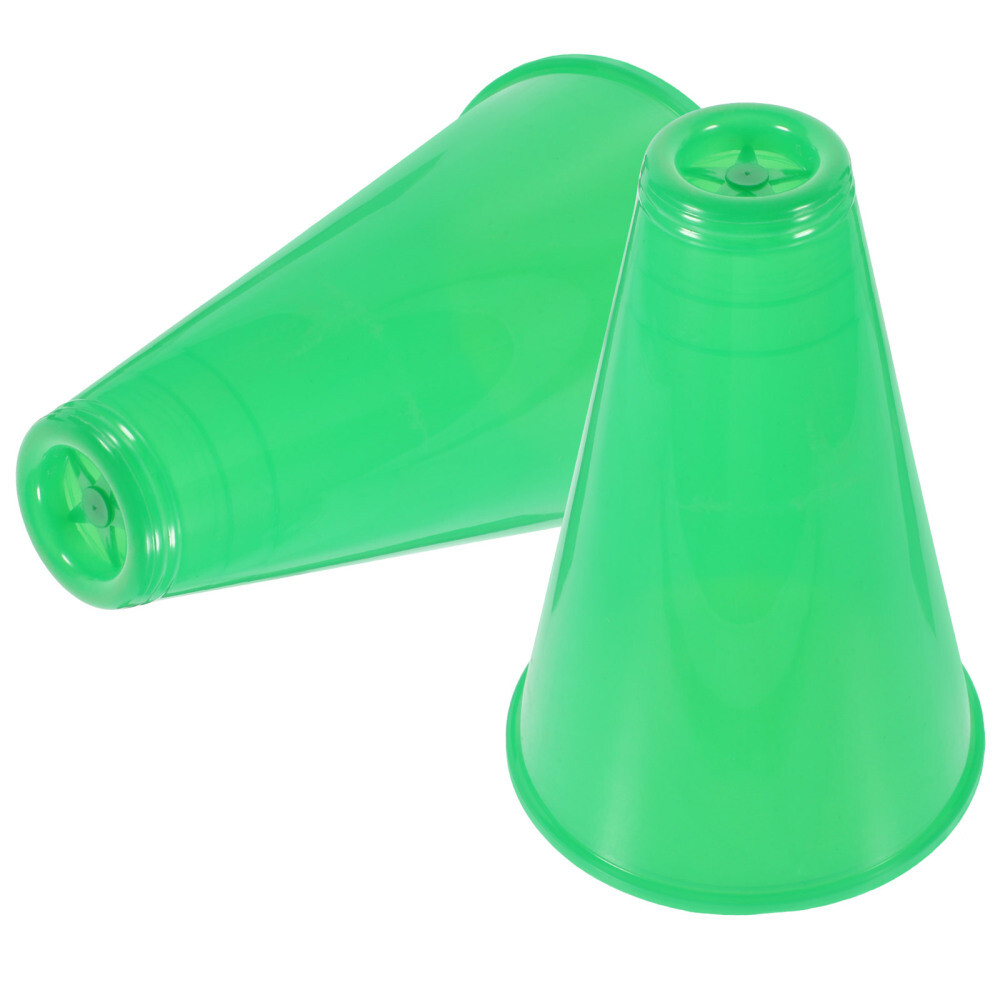 2PCS Party Noisemaker Game Megaphones Cheer Megaphones Plastic