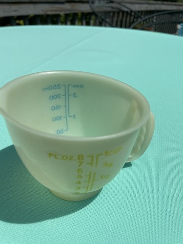 Vintage Tupperware Spielzeug 1 Tasse Messschüssel Tuppertoys # 1402 blau & gelb USA - Bild 4 von 10