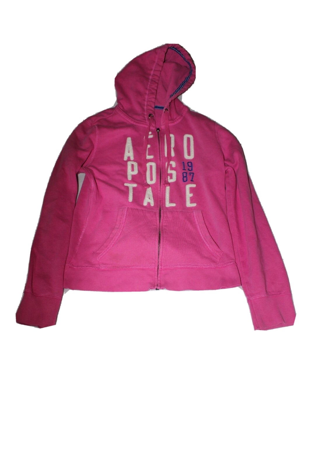 Aeropostale Pink Zip-up Hoodie Xl