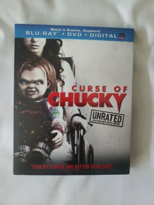 Curse of Chucky (Blu-ray/DVD, 2013, 2-Disc Set,  Unrated, With Slipcover)