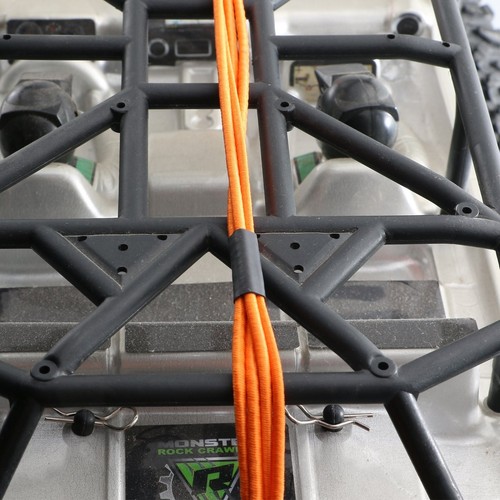 Cuerda de rescate con cabrestante cinético camión sobre orugas para radiocontrol 1/10 axial SCX10 I II III / TRX-4 - Imagen 7 de 15