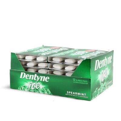 Dentyne Ice Sugar Free Gum Spearmint 16 Stück 2er Pack Versandkostenfrei