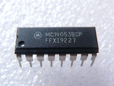 1x MC14053BCP Motorola Triple 2-Channel Analog Multiplexer DIP-16