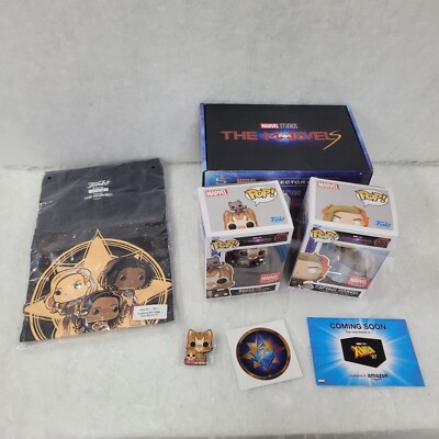NEW Funko Pop The Marvels Mystery Collector Corps Box - Shirt Size  S Small