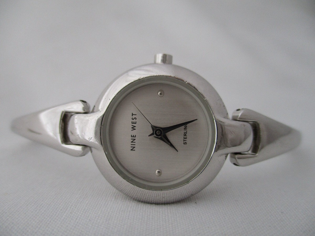 woman\'s watch in burnt silver 925 solid silver Amazon.com: JadeAngel Women Pave Marcasite 925 Sterling  main image 3