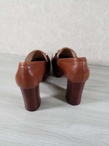 Mocasines de tacón Cenicienta STEVE MADDEN marrón plataforma punta de caballo 8 - Imagen 4 de 6