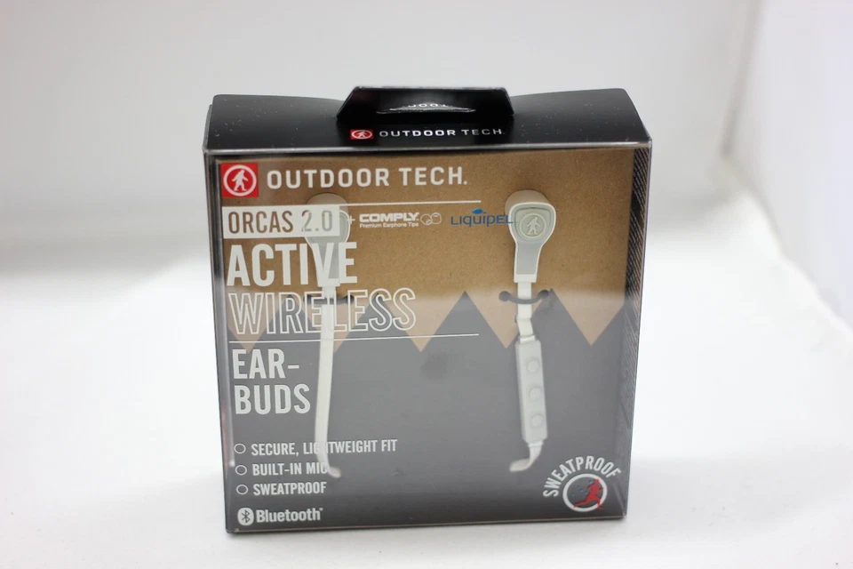 OUTDOOR TECH ORCAS 2.0 Bluetooth Ear-Buds Headphones | WHITE | OT5300-W - Image 2 of 3