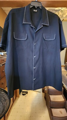 Steady Clothing Men's Music Button Up Lounge Shirt with Guitar Buttons 3xl