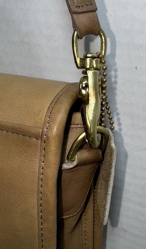 Vintage Coach Convertible Clutch Taupe #1530 New York City 1970’s Bonnie Cashin - Picture 5 of 14