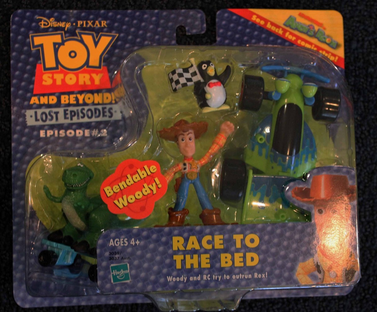 Toy Story Lost Episodes #2 RACE TO BED Set! Woody, RC Rex and