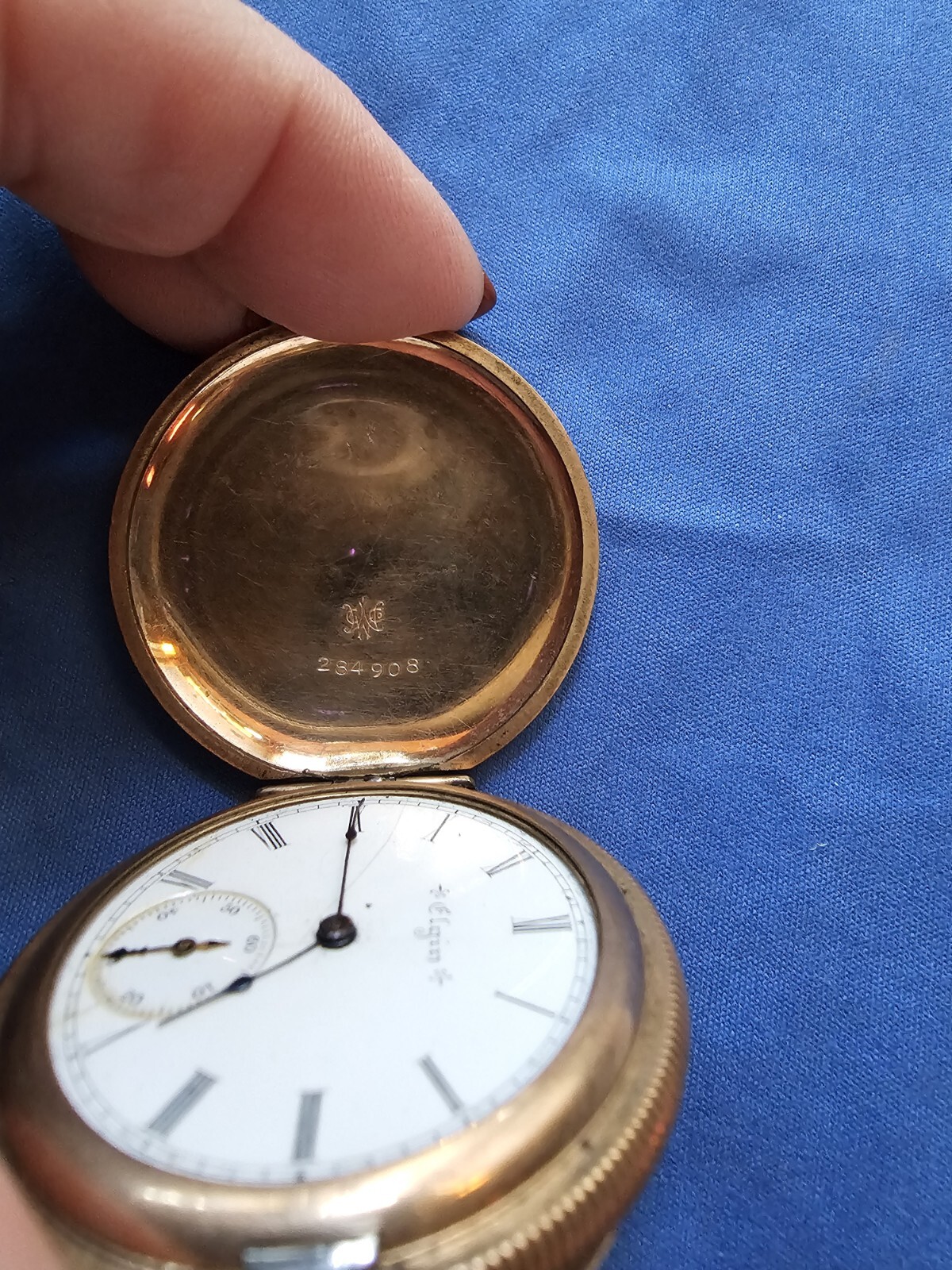 Vintage Elgin Goldtone Pocket Watch Not Working eBay