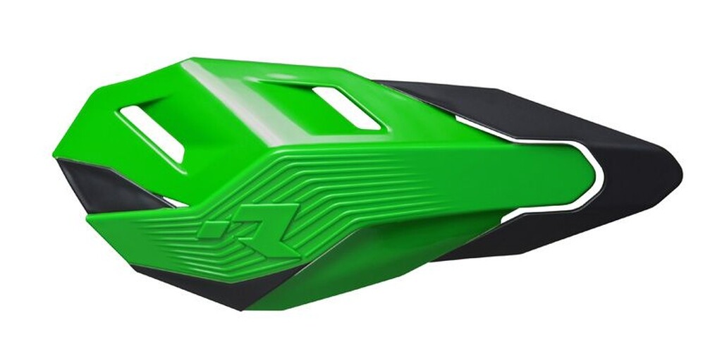 Plastiques de remplacement vert noir pour garde-mains HP3 de moto