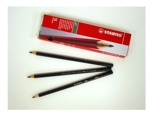 Blue (box Of 12) Grease China Marker