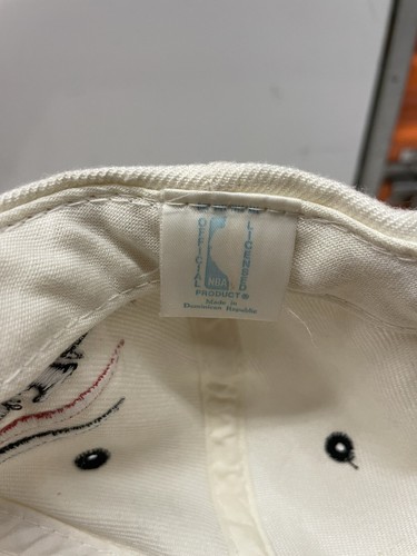 Vintage Chicago Bulls Logo Athletic Diamond Aztec Snapback Mütze Kappe weiß schwarz - Bild 9 von 11