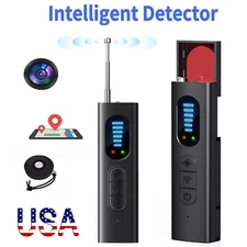 Anti-Spy RF Signal Detector Hidden Camera GSM Audio Bug Finder Scanner Device