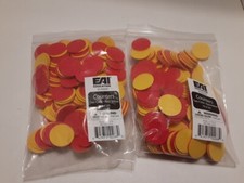 EAI Education Two-Color Counters Lot of 2 Red/Yellow