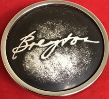 One Used Breyton C-g96 Wheels Center Cap Chrome Black Custom Popin6104