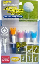 Aero Spark Golf Tees - 2" Fairway Wood/Irons - 4 Pack (Pastel)