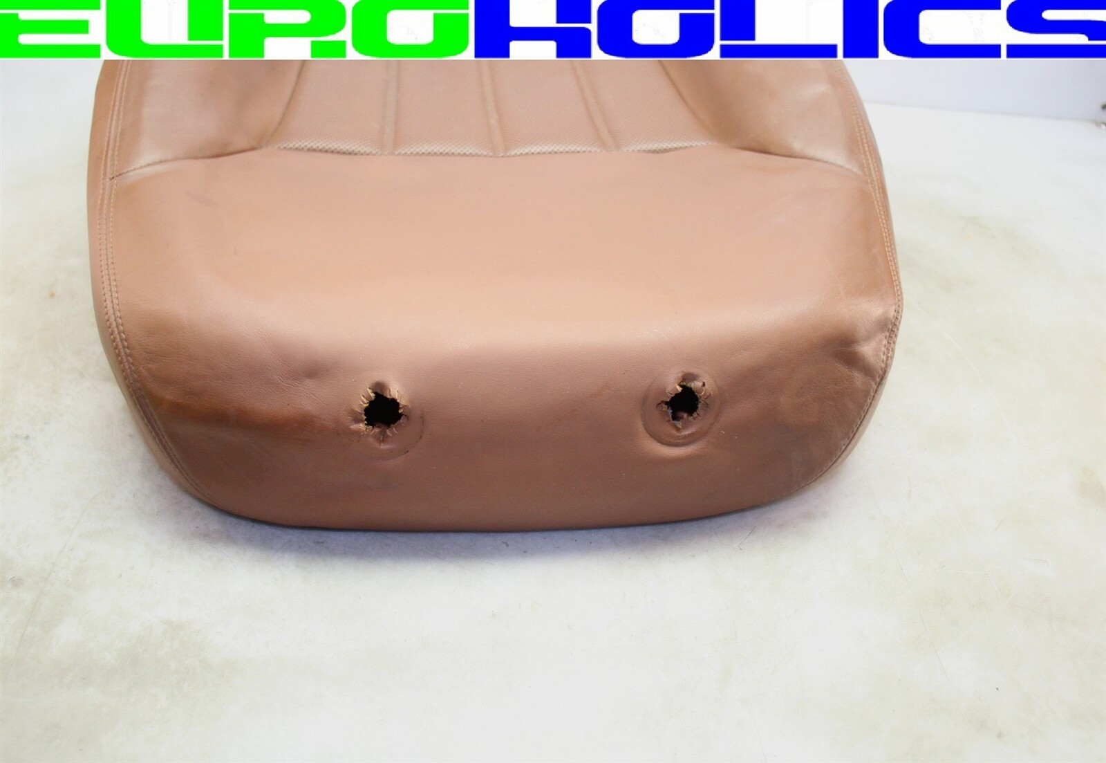 Bentley Continental Flying Spur 06-12 Front Driver Left Upper Seat Cushion Brown