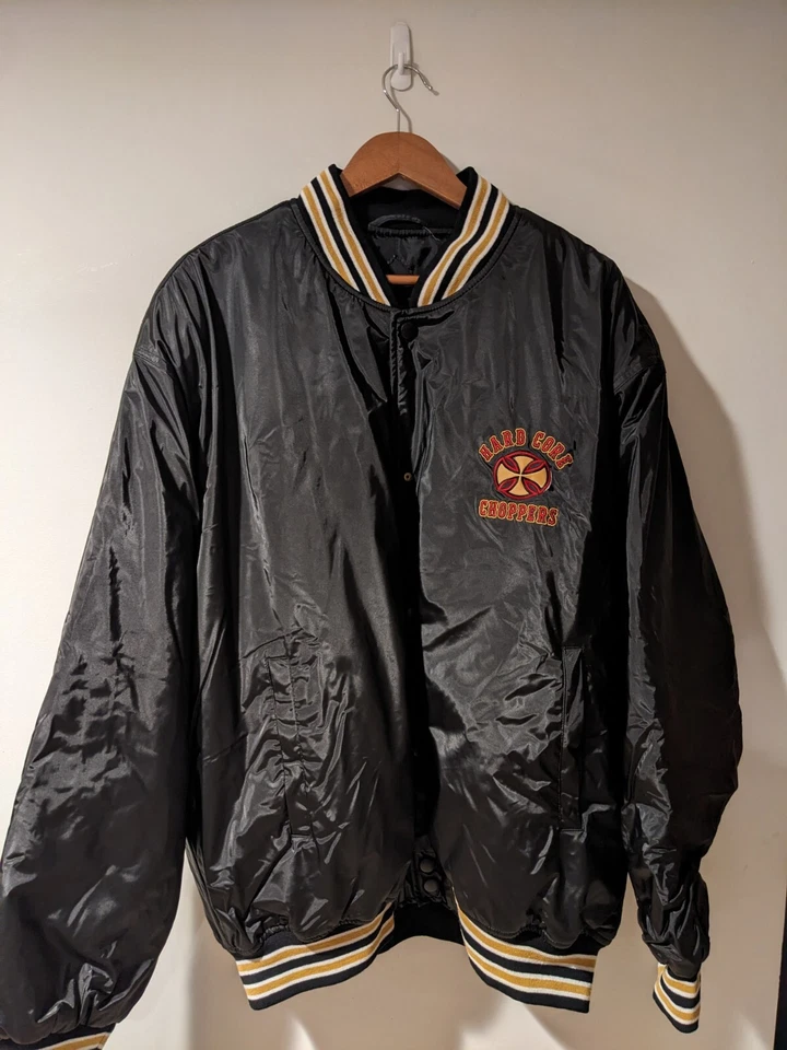 Chaqueta De Colección Años 90 Hardcore Choppers Moto Steve and Barry Negra XX-Grande Foto 3 de 4
