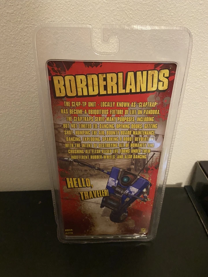 Boneco NECA Borderlands Claptrap (CL4P-TP) Modelo: BLU14 - Imagem 2 de 4
