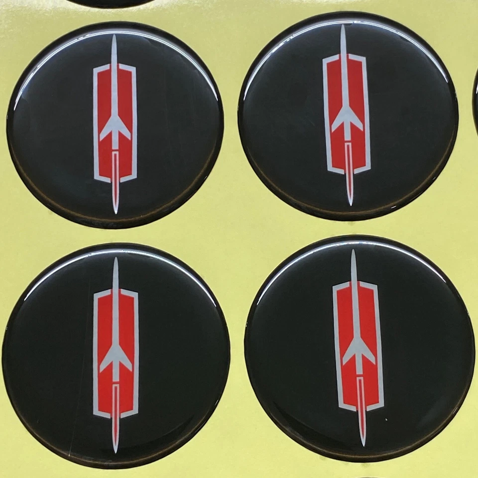 OLDSMOBILE Rocket 88 Cutlass Supreme delta Wheels Center Cap decals emblems rims - Image 4 of 4