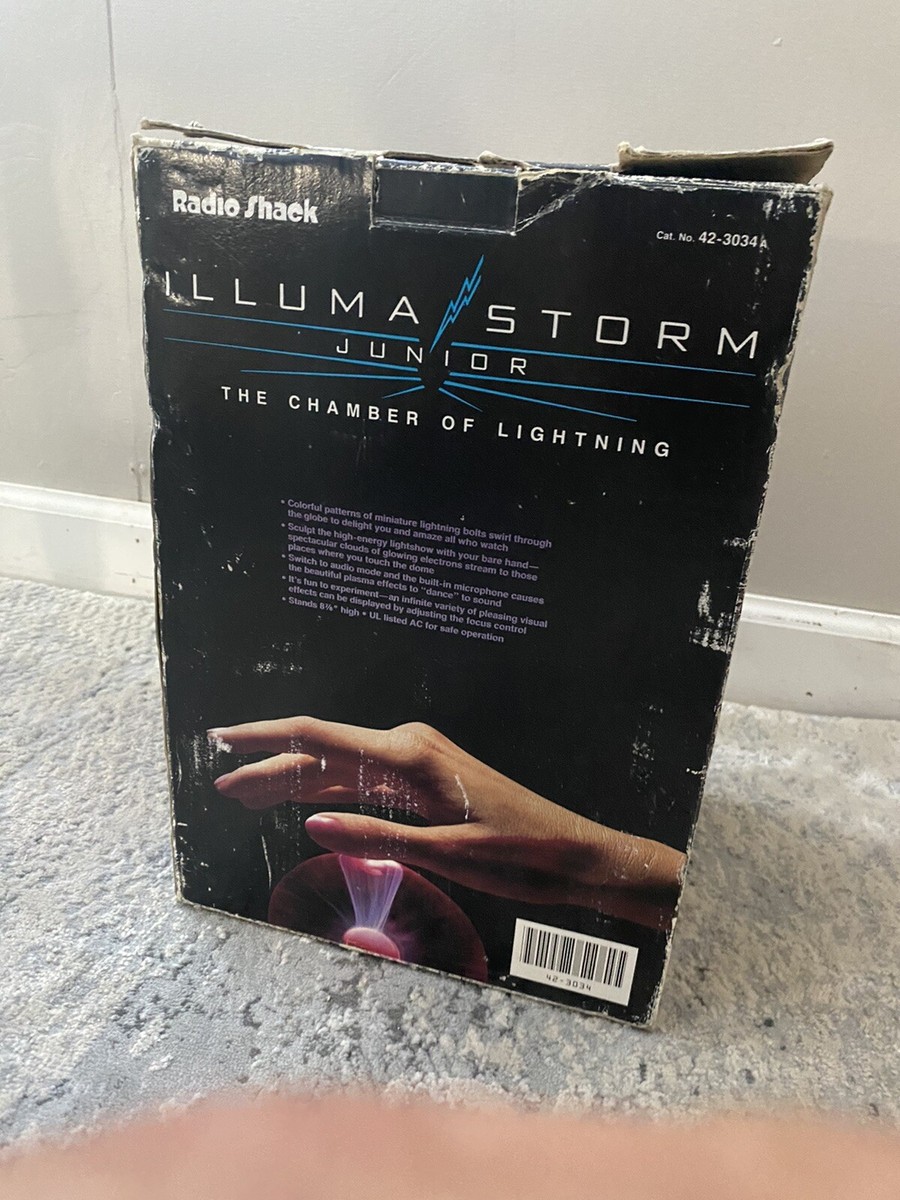その他 RadioShack ILLUMA STORM Radio Shack? Illuma Storm Plasma Globe Ball Lightning Motion