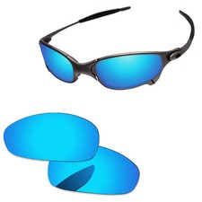 Lenslog Ice Blue Mirror Polarized Replacement Lenses For-Oakley Juliet