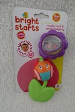 Bright Starts Twist Click and Teethe Pretty in Pink BPA 0 Months + New 