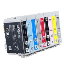 Genuine EPSON T096 Print Ink Cartridges 9-pack for Stylus Photo R2880
