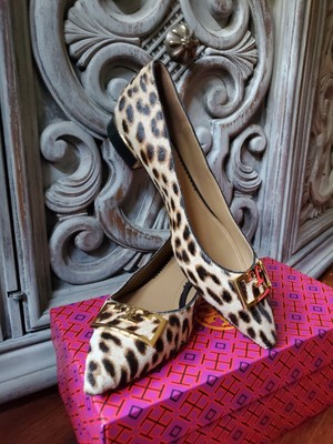 tory burch leopard print flats
