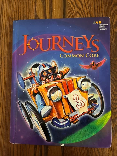 3rd Grade Student Reading HC Book Textbook, Homeschool, 3.2, 2014 Journeys HMH