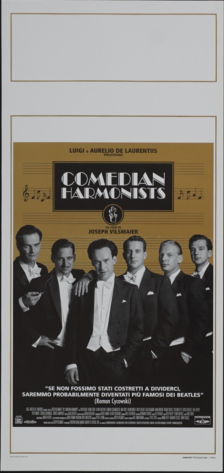 Locandina di Comedian Harmonists (1997)