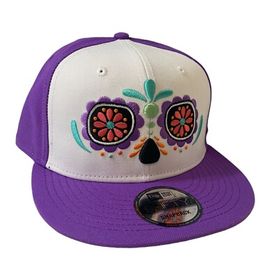 Corpus Christi Hooks COPA New Era White/Purple Adustable 9FIFTY Snapback Hat OS