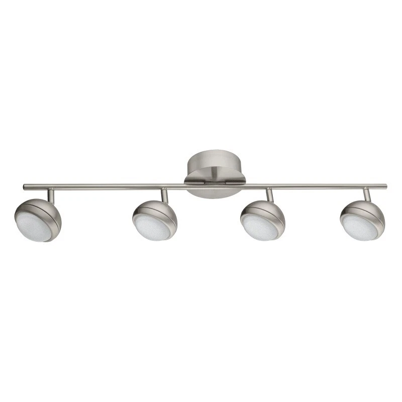 Eglo Lombes 1 30.88 inch 4 Light Matte Nickel LED Track Lighting Model 94305A