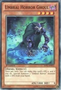 Umbral Horror Ghoul - JOTL-EN012 - Common - 1st Edition x3 - Near Mint