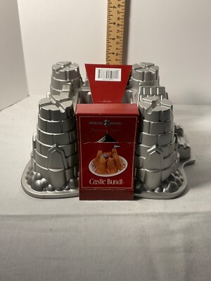 Nordic ware castle shaped metal cake pan