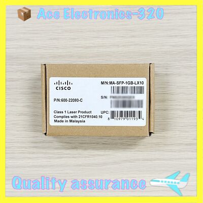 MA-SFP-1GB-LX10 Cisco Meraki 1G LX 1310nm 10km SFP Optic Module