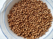  4 mm Holz Perlen Kugeln 1000 St. Hellbraun H Material zum Rosenkranz Basteln 