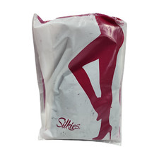 Silkies BLACK Pantyhose Womens Size Medium Microfiber Tights 700228