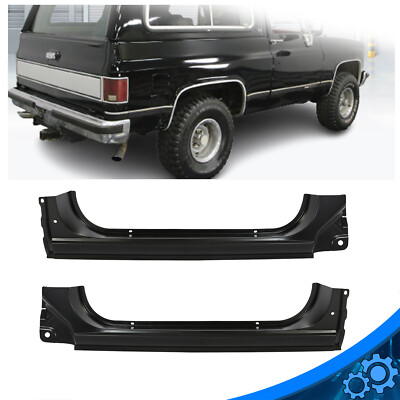 Pair Outer Rocker Panels For 1973-1987 Chevy GMC C/K10 20 73-91 Blazer ...