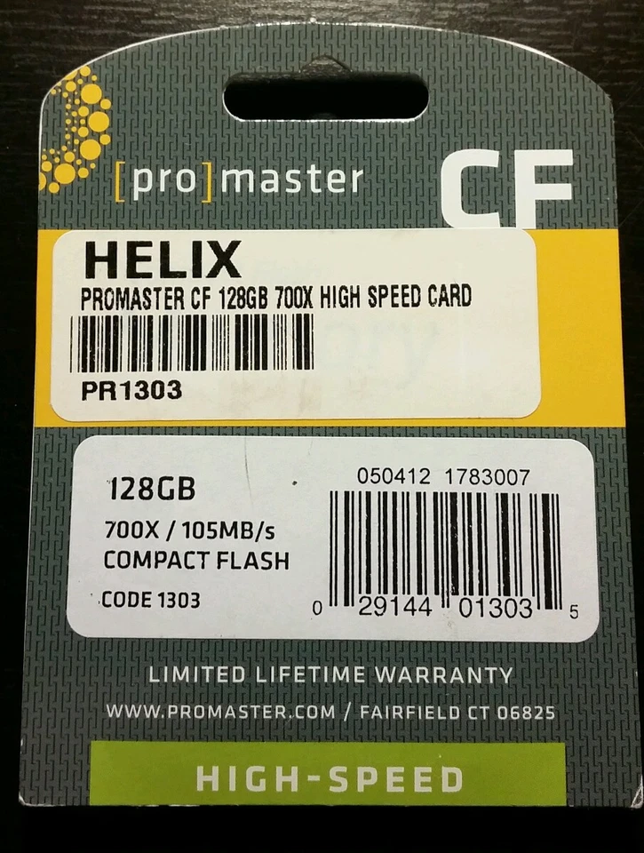 NEW ProMaster Professional 128GB 700x UDMA 6 Compact Flash CF Memory Card DSLR - Image 4 of 4