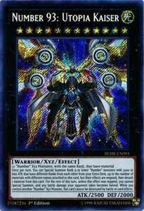 Number 93: Utopia Kaiser - BLHR-EN093 - Secret Rare - 1st Edition x1 - Near Mint