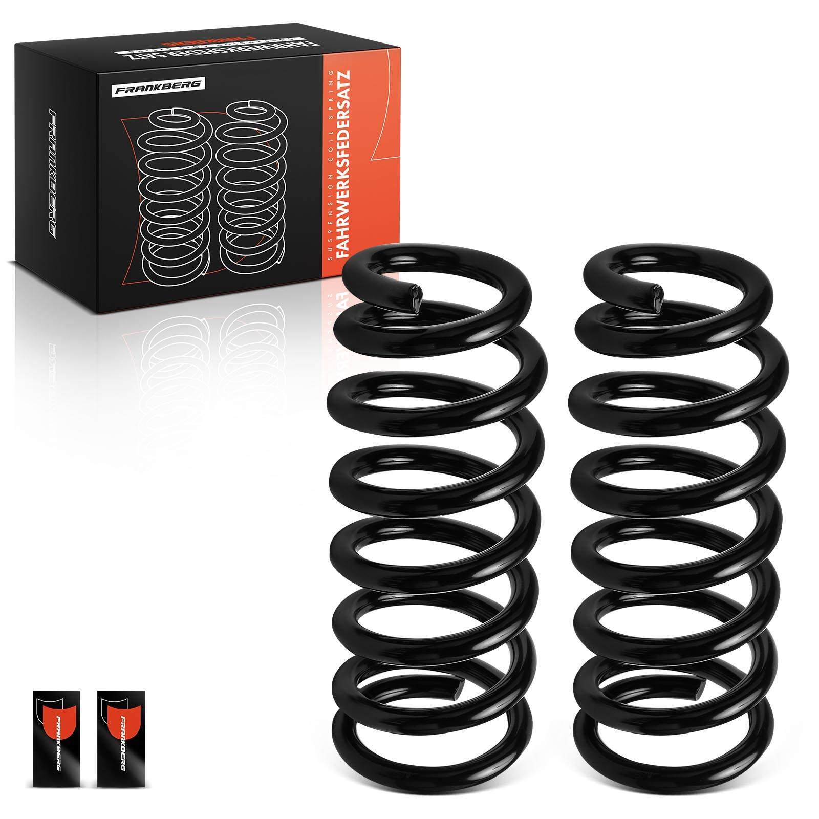 FRANKBERG 2x Coil Spring Set for Mitsubishi Pajero Shogun 2000-2006 Front RC2208