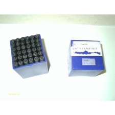 Buchstaben, Zahlen Stempel Kit 1/8" (3 mm) Kunststoffkoffer High Carbon Stahl 36 Stück Neu