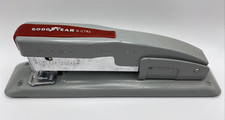 Vintage Swingline 400 Gray Red Metal Stapler "GOODYEAR" Art Deco Made in USA EUC