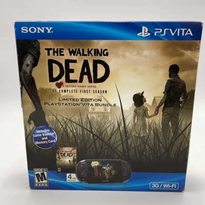 New Sony PlayStation VITA [The Walking Dead Limited Edition Bundle] Black