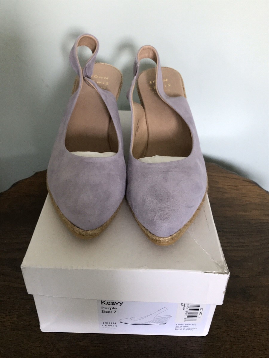 Suede John Lewis Womens Espadrilles NEW John Lewis Lloret Suede