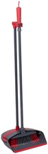 Kehrset Besen Kehrgarnitur Kehrschaufel mit langem Stiel Handfeger Handbesen ROT