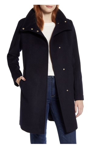 Cole Haan Signature Snap Front Wool 